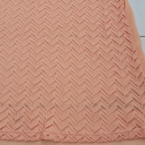 WOMENS Daytrip Peach Lace Tanktop size Small - Picture 2 of 5